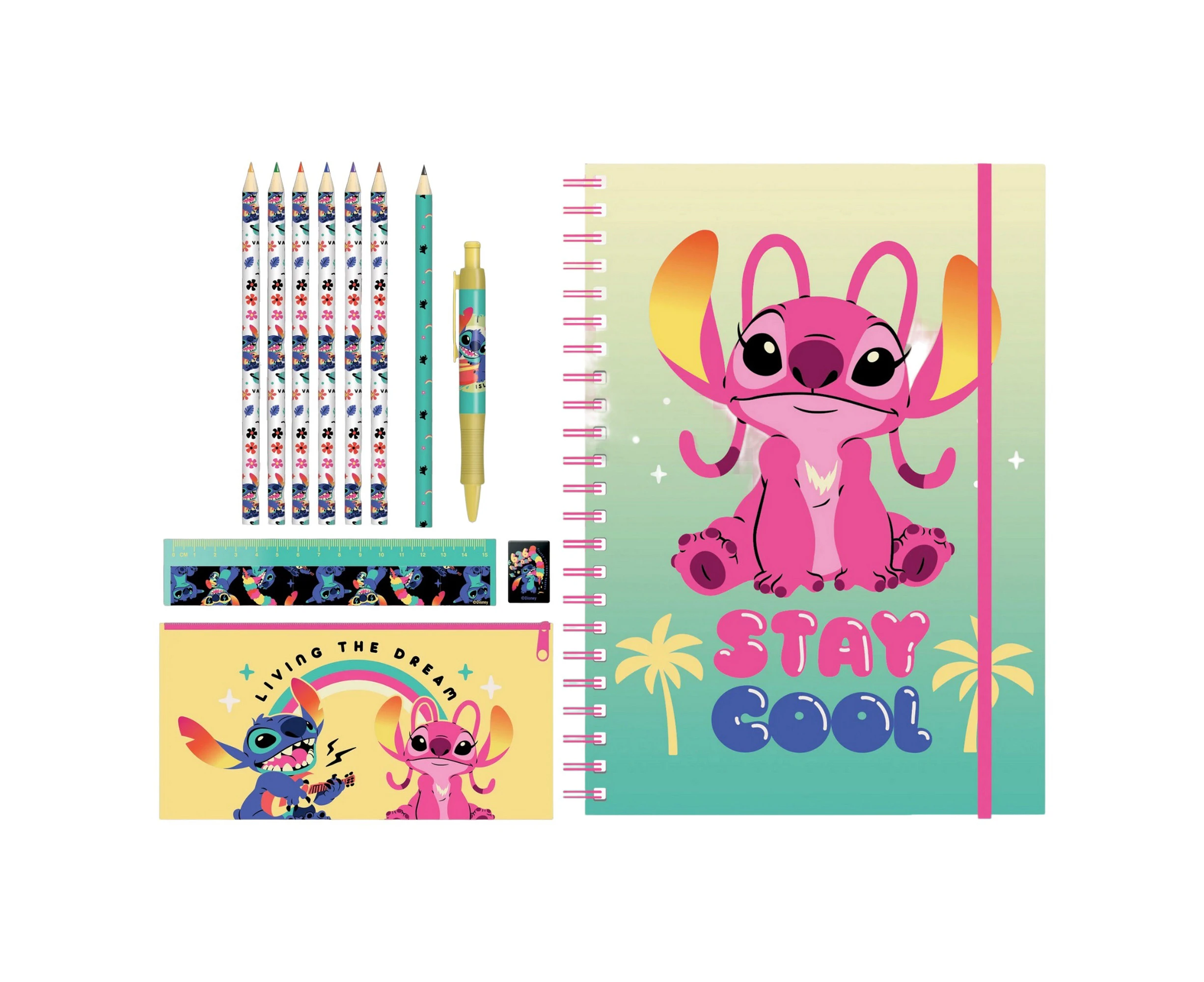 Lilo & Stitch Acid Pops Bumper Stationery Set Set (Multicoloured) - PM7494