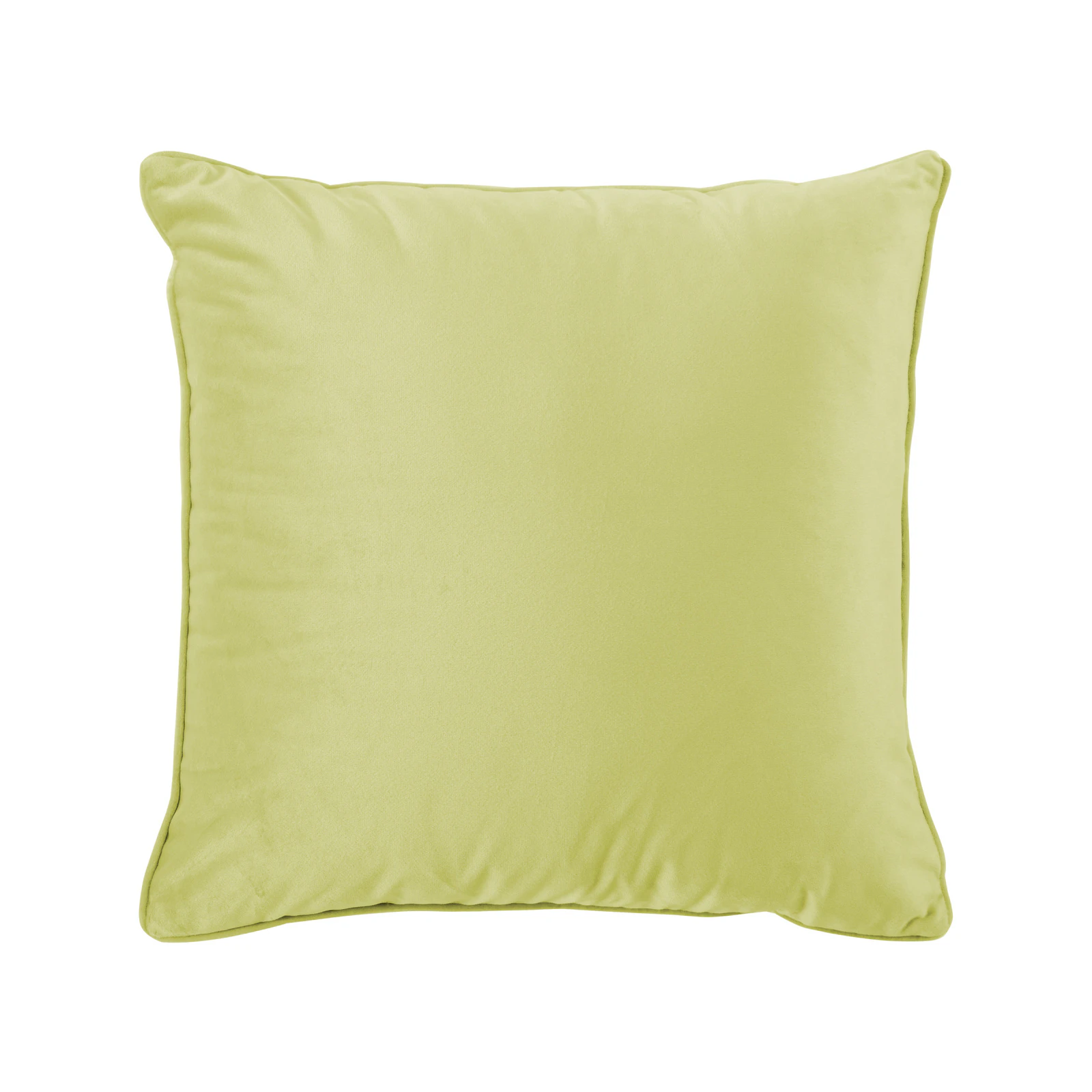 Cadence & Co Bronte Velvet Cushion Chartreuse 45x45cm