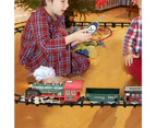 Electric Steam Train Set with Sound and Light Christmas Train Set Toys Birthday Gifts