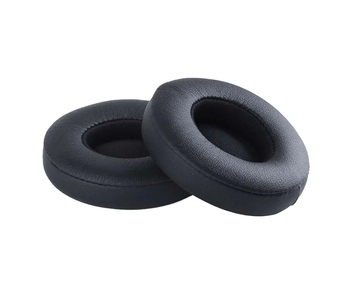 2PCS Replacement Ear Pads for Beats Solo 2 Solo 3 Wireless Headphone Earpads-Black