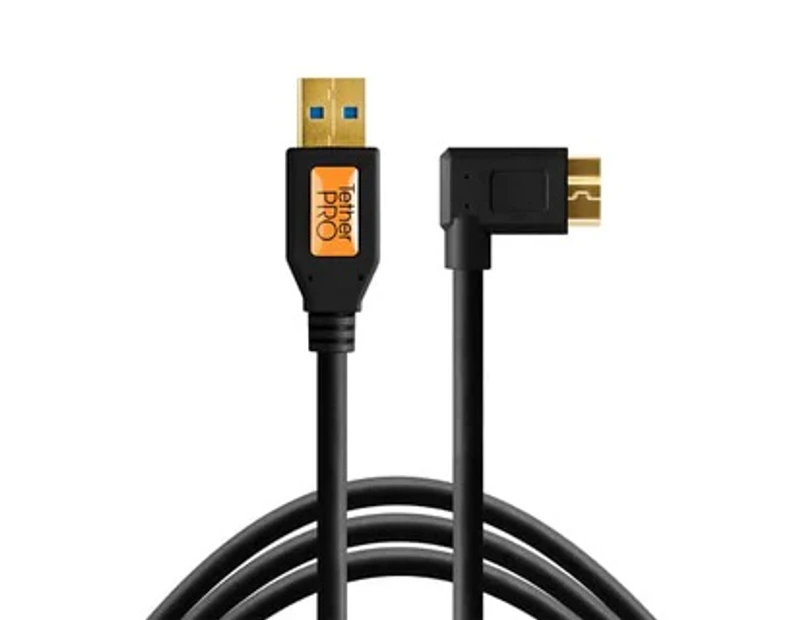 Tether Tools TetherPro USB 3 to Micro USB Right Angle Black 4.6m Cable