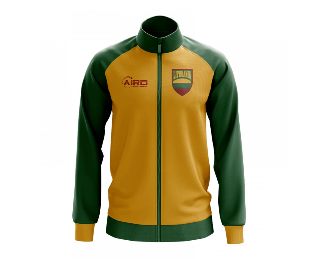 Lithuania Concept Football Track Jacket (Yellow)