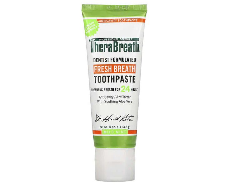 Fresh Breath Toothpaste, Mild Mint , 4 oz (113.5 g)