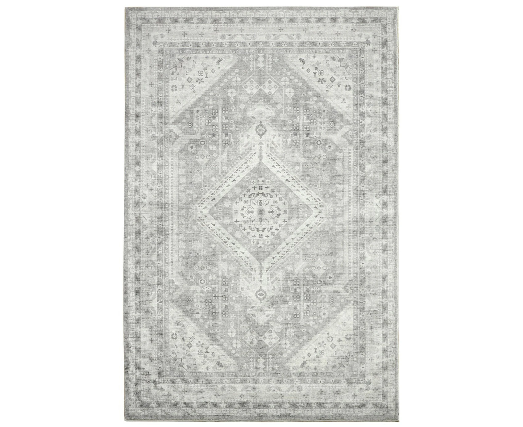 Lagos Grey Machine Washable Rug