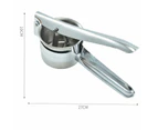 Potato Ricer Masher Fruit Press With 3 Discs Professional All Stainless Steel