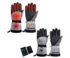 2Pcs Heated Gloves for Men Women Winter Gloves Ski Gloves