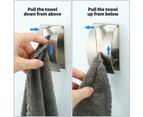 Self Adhesive Towel Rack, Hook Rack Towel Rack Towel Hook For Bathroom Kitchen (4 Pieces)