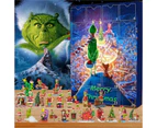 Christmas Grinch Countdown Advent Calendar Surprise Toys Blind Box Xmas Gifts