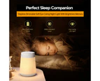 Night Light for Kids, LED Touch Sensor Baby Night Light for Breastfeeding and Sleep Aid, Stepless Dimming Nursery Lamp Rechargeable Portable Night