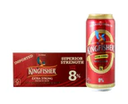 Kingfisher Premium Strong 8% Indian Beer 500ml