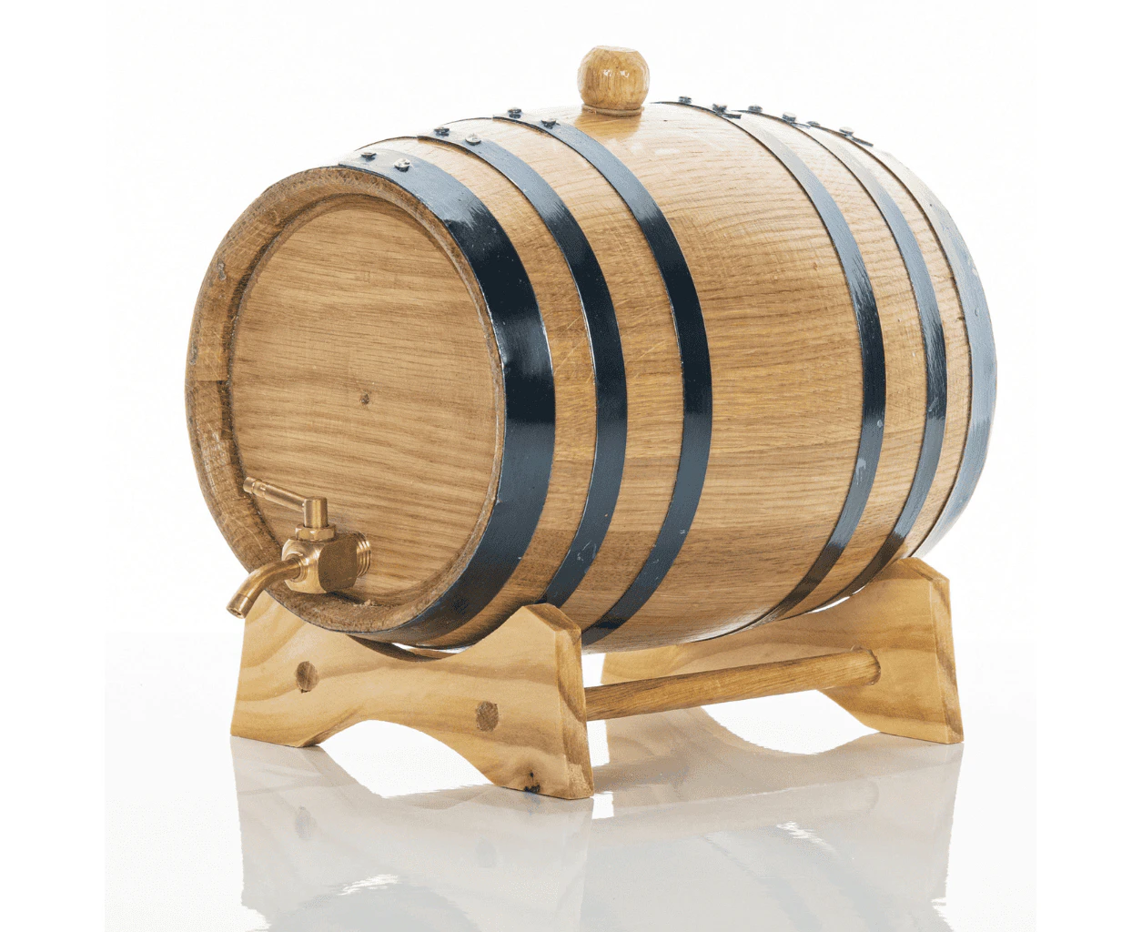 DON VASSIE AMERICAN WHITE OAK AGEING BARREL-2 LITRE(GOLD METAL TAP)