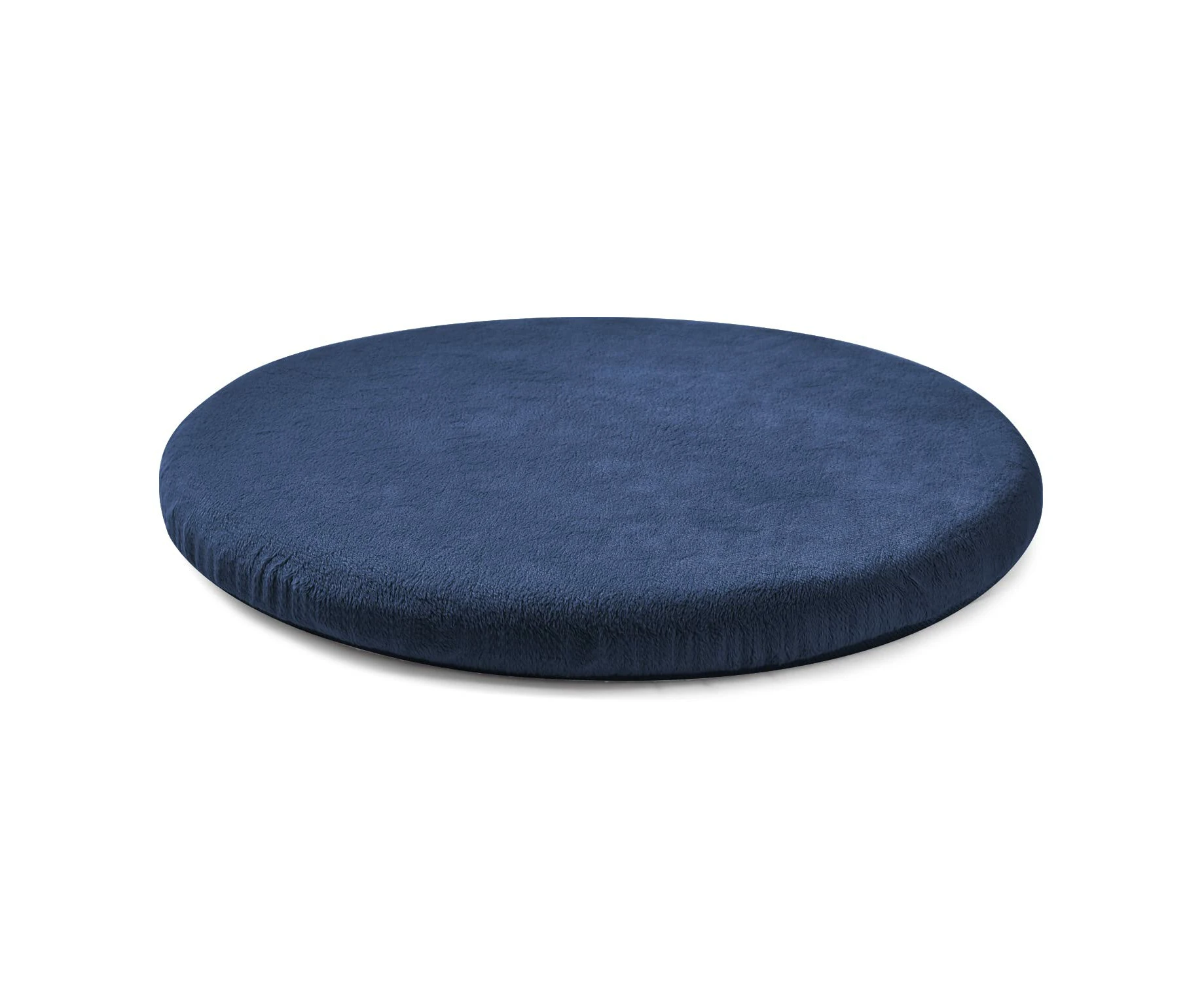 Round Chair Seat Cushion 13 Inch Memory Foam Cushion for Seats Anti Slip Kitchen Chair Cushion Pad with Rubber Back Detachable Circle Stool Cushion