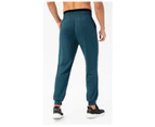 Mens Quick Dry Jogger Pants Casual Slim-fit Tapered Sports Pants Gym Workout Training Pants for Men-Blue