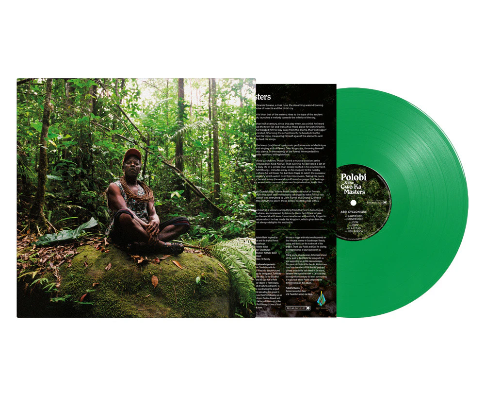 Polobi & the Gwo Ka Masters - Abri Cyclonique - Translucent Green Vinyl  [VINYL LP] Colored Vinyl, Green USA import