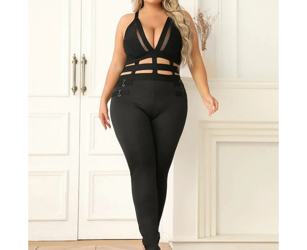 Colette Cut Out Backless Jumpsuit