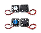 40x40x10mm Cooling Fan 5000-7000RPM for 3D Printer Ender 3 CR-10 Bottom Cooler - Red