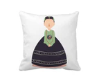 Women traditional custom in Korea Throw Pillow Sleeping Sofa Cushion Cover