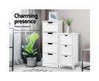 Wooden Storage Cabinet Chest of Drawers Dresser Bedside Table Bathroom Furniture