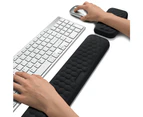 Wrist Rest for Keyboard and Mouse Ergonomic Memory Foam Wrist Support Pad-Black