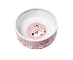 alpaca pink--Cat pot ceramic bowl neck protection water bowl cat food bowl food bowl cute pet supplies