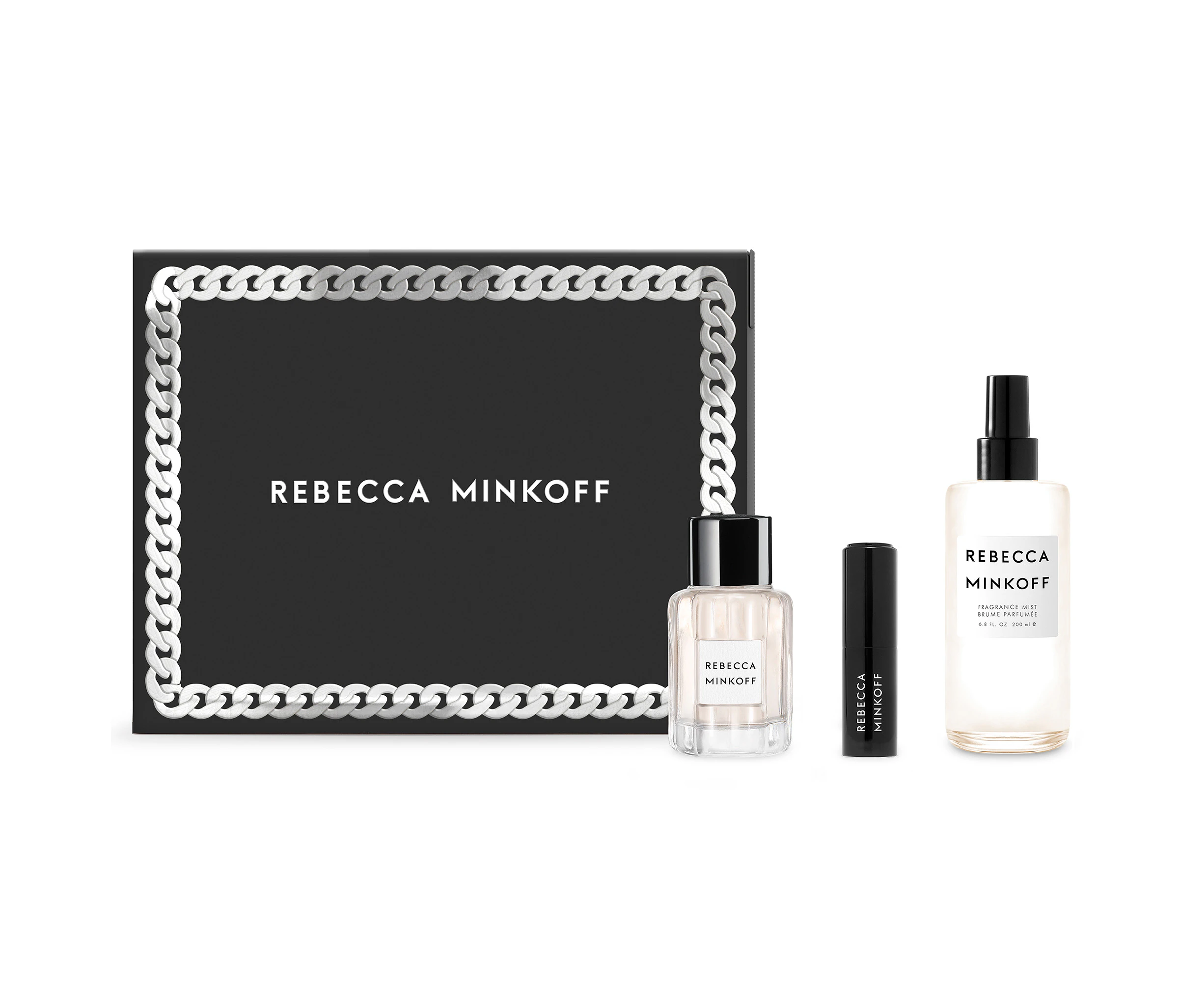 Rebecca Minkoff by Rebecca Minkoff for Women - 3 Pc Gift Set 3.4oz EDP Spray, 0.47oz EDP Spray, 6.8oz Fragrance Mist