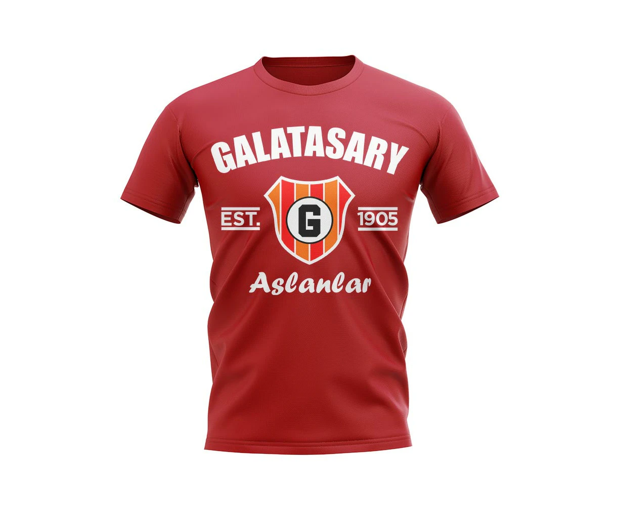 Galatasaray Established Football T-Shirt (Red)