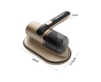 Handheld Wireless UV Dust Mite Remover Bed Vacuum Cleaner-Gold