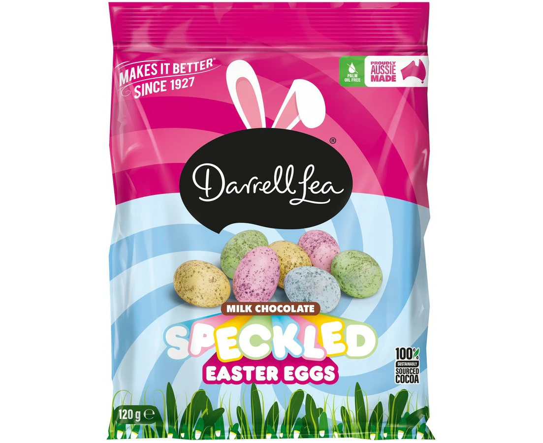 Darrell Lea Milk Chocolate SPECKLED EGGS 120G