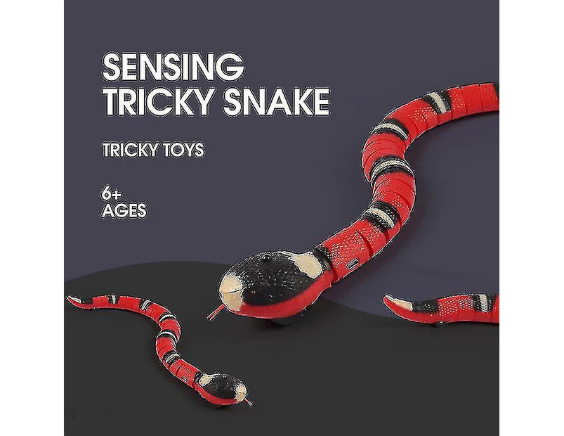 Smart Sensing Snake Cat Toys Electron Interactive Toys For Cats Usb Charging