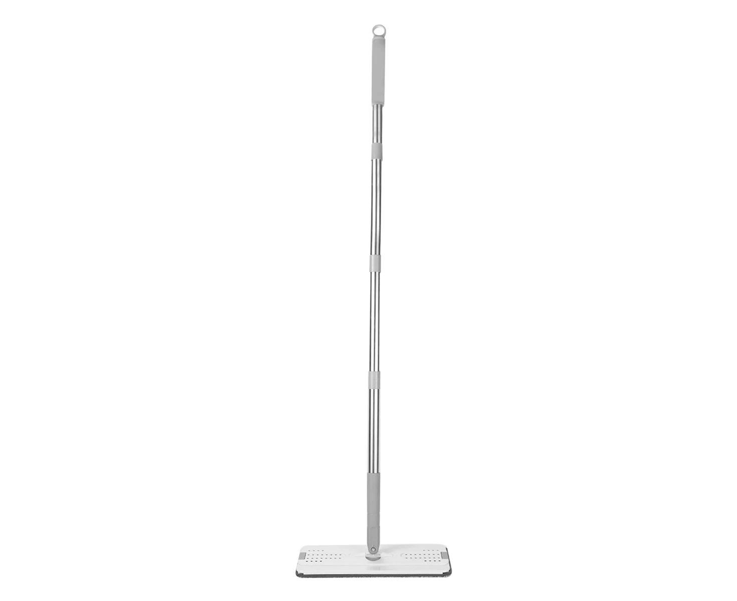 BOOMJOY M20 Replacement Mop Handle,360°Flat Mop Widen Head with One Pad,Stainless Steel Adjustable Handle