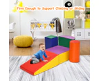 Costway 5pcs Soft Foam Blocks Crawl Climb Playset Building Block Indoor Activity Toys Kids Safe Gift