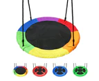 Kids Outdoor Garden Swing Large Round Yard Toy - Model Red