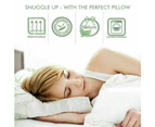 1Pcs Soft Bamboo Memory Foam Pillow 70 x 40cm Fabric Fibre Cover Case