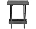 Small Folding Garden Table Plastic Outdoor Patio Picnic Snack Camping Table