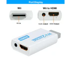 For Nintendo Wii Cable Output HDMI HDMI Converter Adapter to 3.5mm