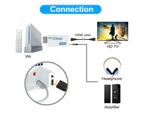 For Nintendo Wii Cable Output HDMI HDMI Converter Adapter to 3.5mm