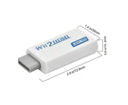 For Nintendo Wii Cable Output HDMI HDMI Converter Adapter to 3.5mm