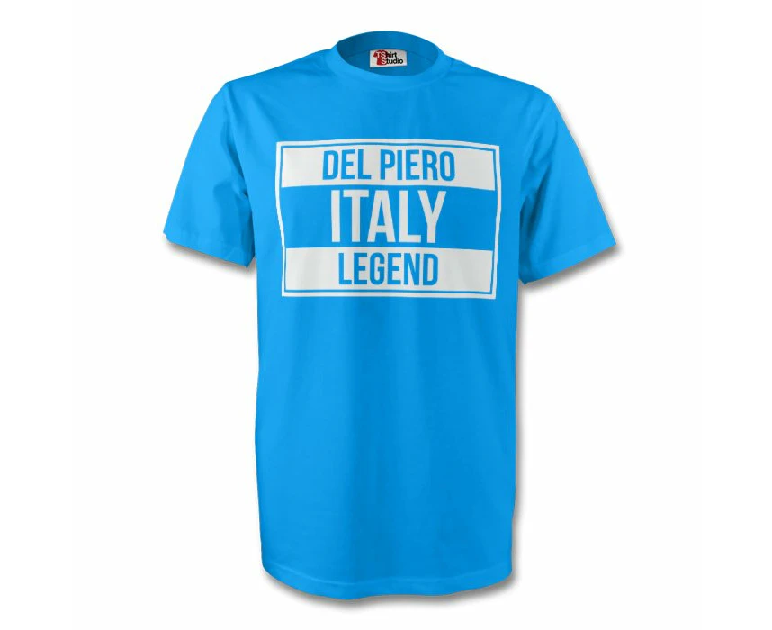 Alessandro Del Piero Italy Legend Tee (sky Blue)