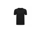 Men's T-shirt Plain Blank 100% heavy Cotton Basic Tee Short Sleeve Large S - 5XL Black