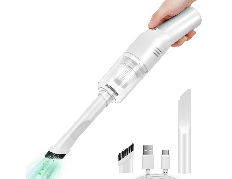 Wireless Mini Car Vacuum Cleaner(400g) Portable Rechargeable,Handheld Vacuums, Mini but Mighty Dust Busters Cordless Rechargeable,Hand Held Vac for