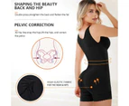 Shapewear for Women Tummy Control Post Surgery Full Body Shaper Butt Lifter with Zipper Crotch-colour