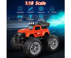 Remote Control Car RC Racing Cars 2.4Ghz LED Light Kids Toys 4WD Off Road RC Stunt Car, 70+ Mins Playtime, All Terrain Rock Crawler, Toy Vehicle for