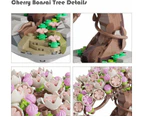 Mini Bricks Cherry Blossom Tree Building Set - Sakura Bonsai DIY Toy, Birthday Gift for Kids 6+ Years Old