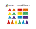 Connetix 24 Piece Rainbow Mini Pack