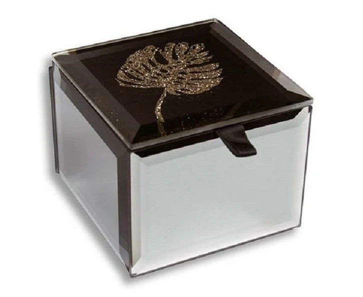 ARTON GIFTWARE Bling MiniTrinket  Box Monstera