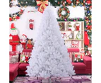 White Artificial Christmas Tree 1.2M Xmas Metal Stand Up Tree Decor