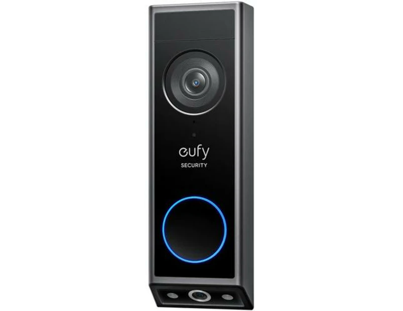 Eufy Security E340 2K Wire-Free Dual Cam Solo Video Doorbell (Battery & Wired), AI Detection [T8214T11]