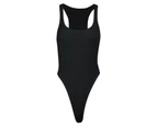 Women Summer Monokini Low-cut Water Sports Garment-Black