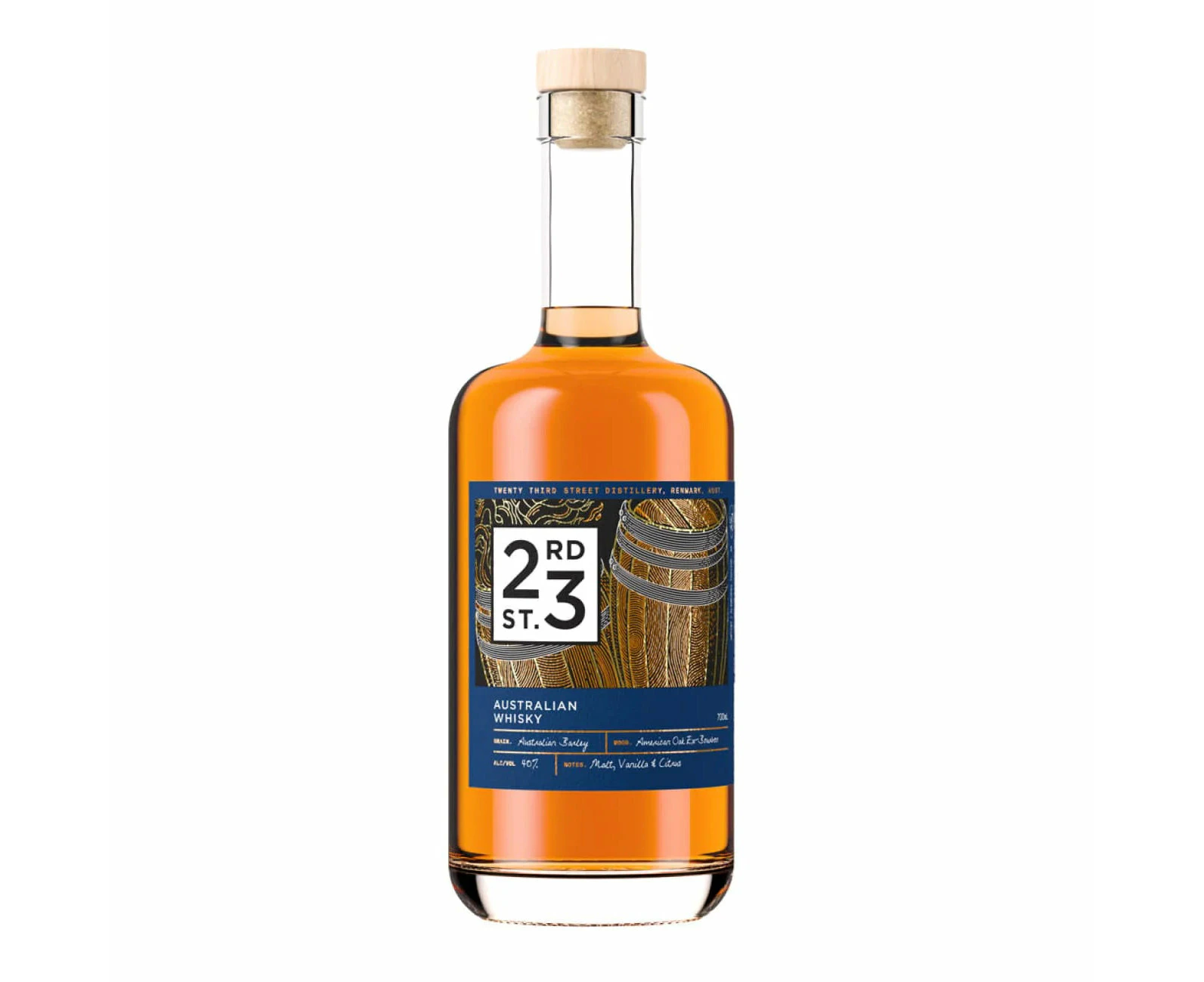 23rd Distillery Premium Australian Whisky 700ml