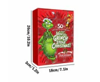 Christmas Grinch Countdown Advent Calendar Surprise Toys Blind Box Xmas Gifts